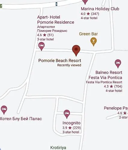 公寓 Pomorie Beach Resort 帕莫瑞
